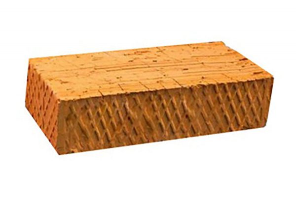 Керамический кирпич строительный (рядовой) полнотелый m-100 рифленая Горковский