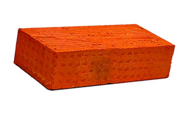 Керамический кирпич строительный (рядовой) полнотелый m-100 рифленая Гололобово